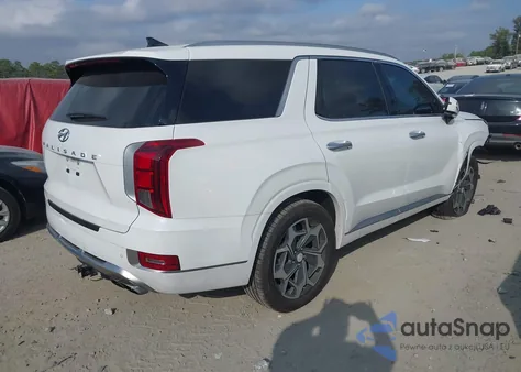 2022 Hyundai Palisade Calligraphy from USA, damaged, VIN KM8R74HE6NU412221